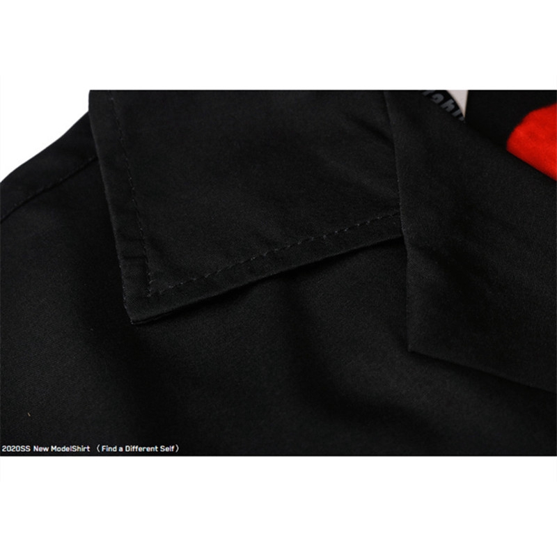 Áo Sơ Mi Tay Ngắn In Hình Ngọn Lửa Cá Tính Cho Nam | BigBuy360 - bigbuy360.vn