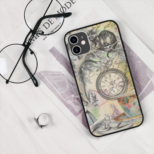 Ốp lưng iphone SAMSUNG tea time collage art cubism hình hoa  cho các dòng iPhone PAP20210857