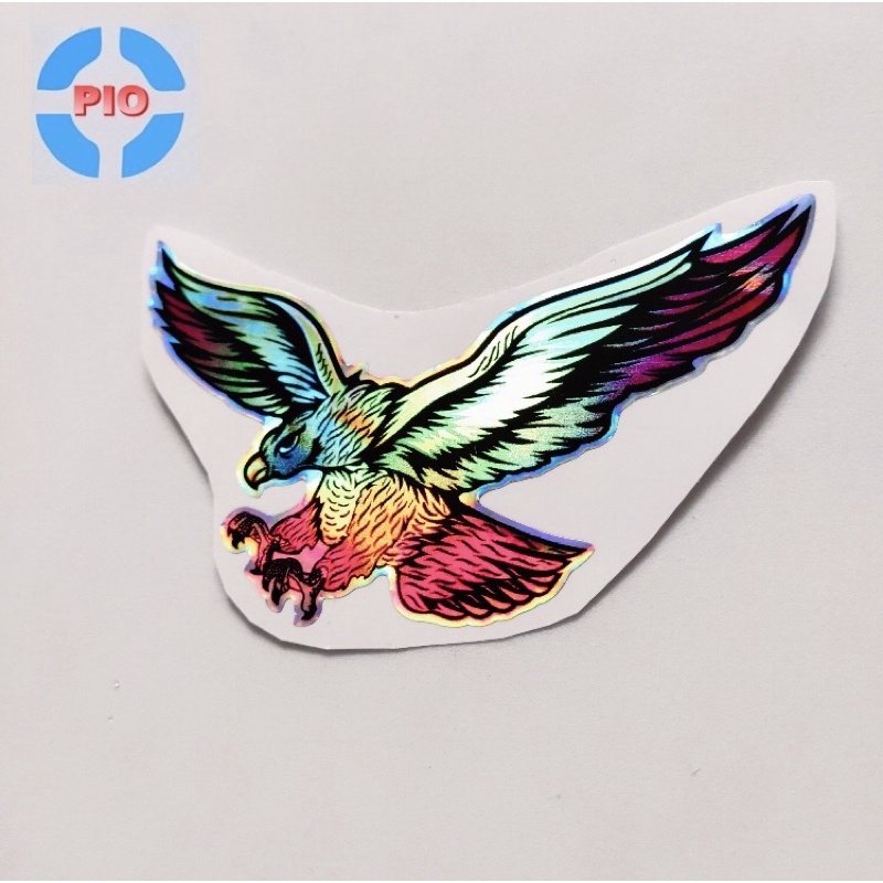 Tem Sticker 7 Màu Phản Quang Đại Bàng/ Chim ưng Trang Trí Xe Máy, Điện Thoại, Laptop
