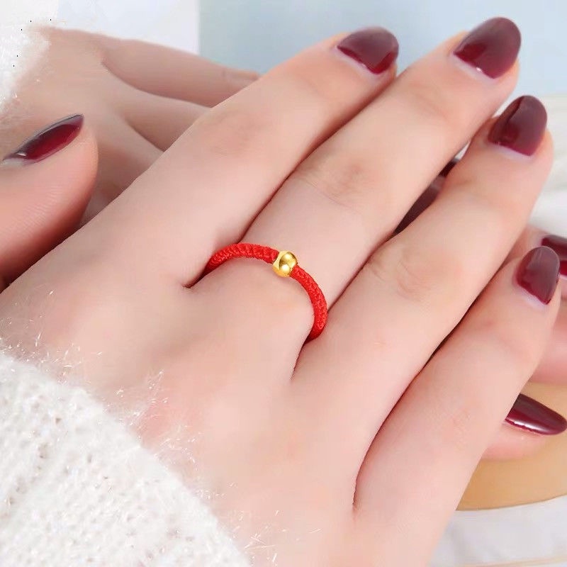 Nhẫn RINHOO FRIENDSHIP làm bằng tay phối hạt đơn giản thời trang cho nữ