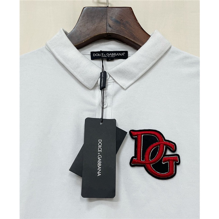 Áo Thun POLO D0LCE & Gaba 2022 Tay Ngắn Thêu Chữ Size S-4XL