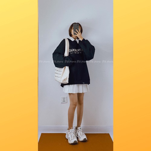 Áo Sweater COVERNAT Form Rộng Unisex Tay Bồng Nam Nữ Mặc Được Chất Nỉ Hàng Xuất Dày Đẹp Không Bai, Không Xù Coolz CZ0999
