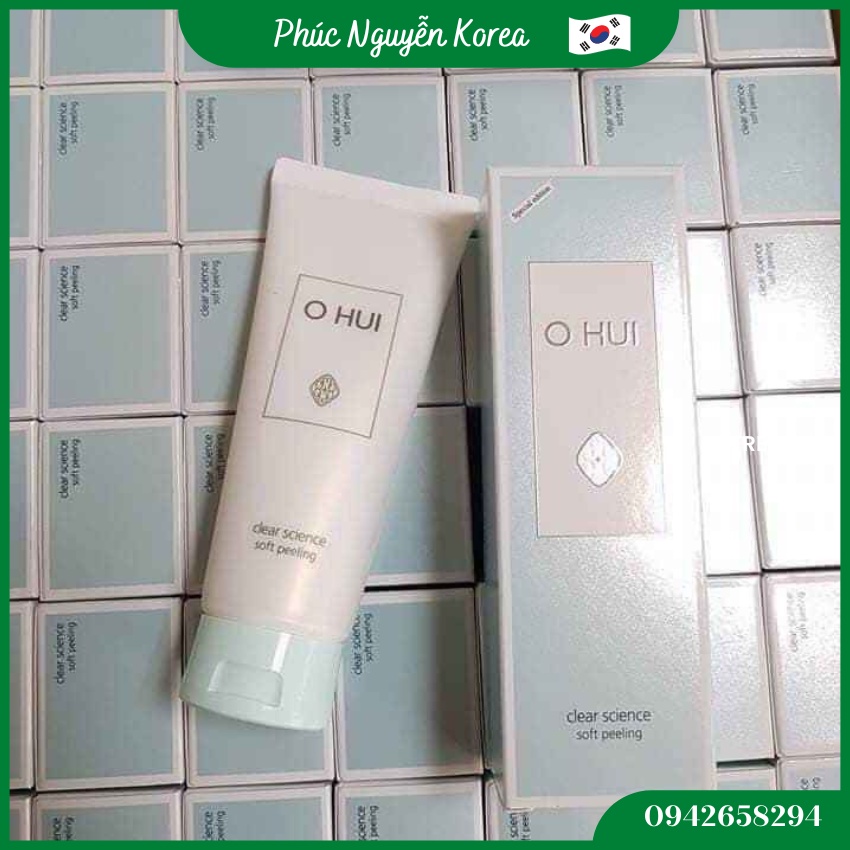 Tẩy Da Chết Ohui Clear Science Soft Peeling Tuýp 150ml Và 100ml