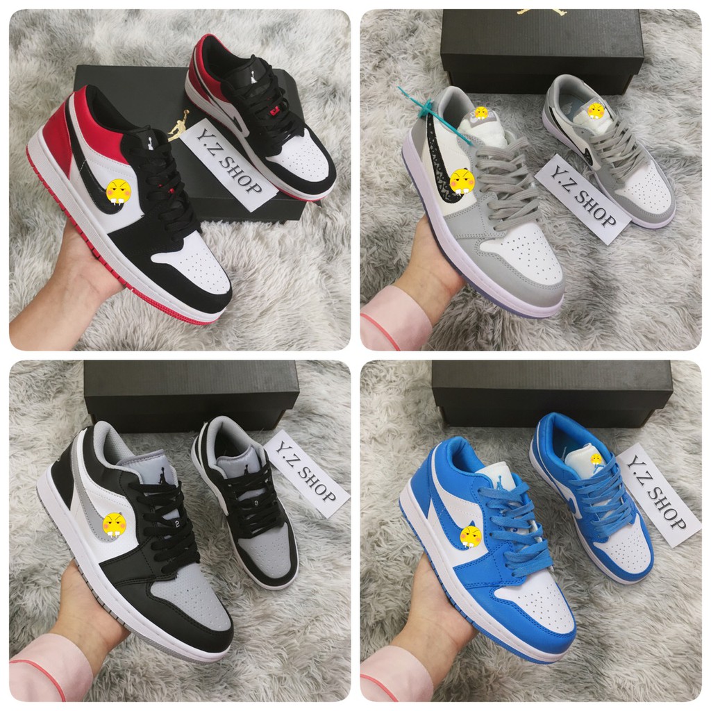 FULL BOX Giày Sneaker Nam, Nữ JD Cổ Thấp Cao Cấp