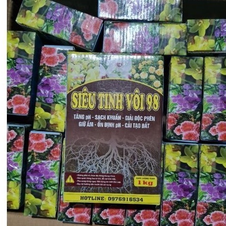 Siêu tinh vôi 98_ Tinh vôi siêu sát khuẩn gói 1kg