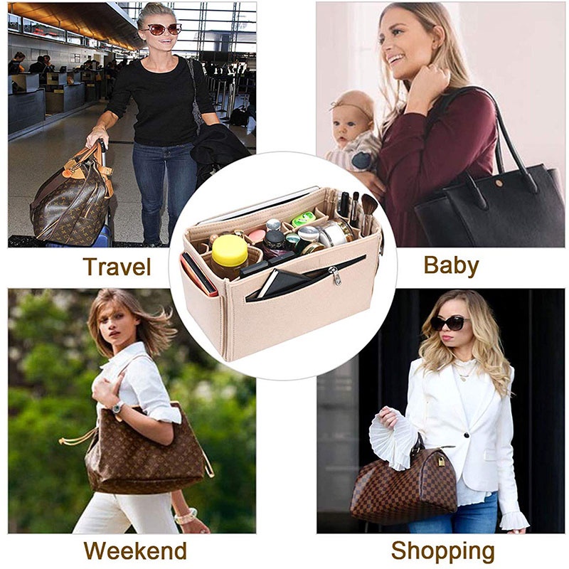 Túi chèn EVERTONER đựng Mỹ phẩm đa năng tiện lợi dành cho túi xách du lịch