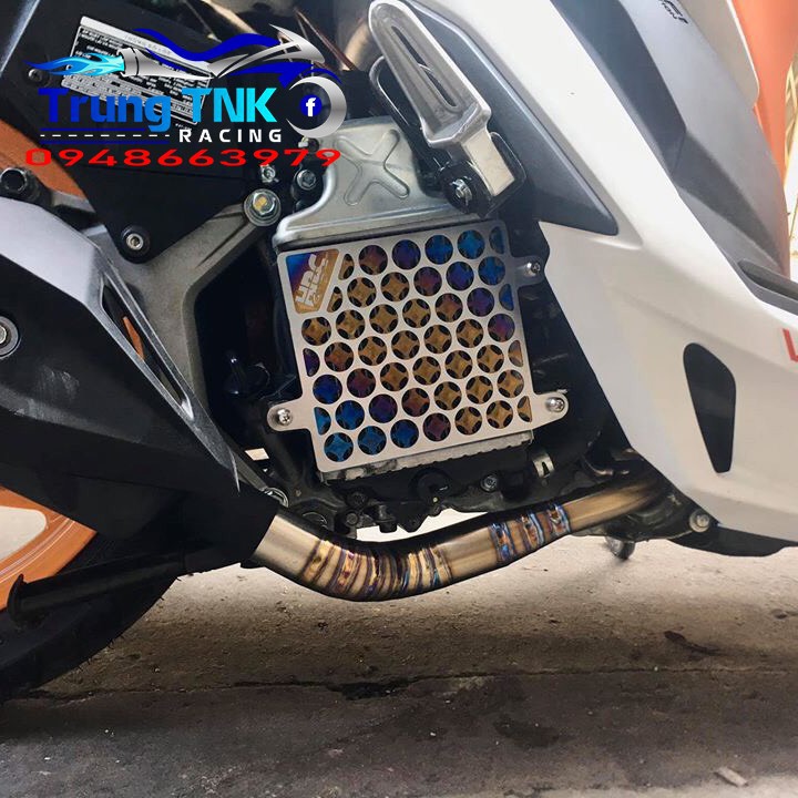 Cổ pô titan xịn gắn vario,air blade,pcx.