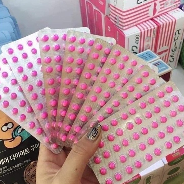 Tách lẻ 1 vỉ Viên Uống Detox Nhuận Tràng, Giảm Táo Bón Kokando Nhật Bản - Vỉ 50 viên
