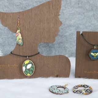 Vòng cổ gỗ handmade