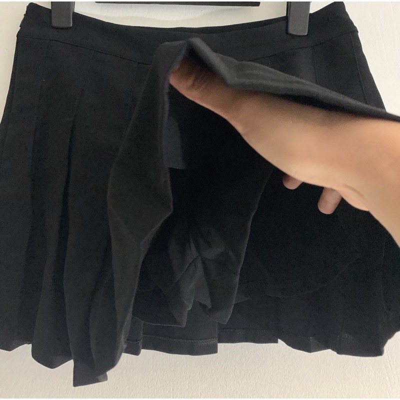 Thanh lý - CHÂN VÁY XẾP LY TENNIS SKIRT ĐEN