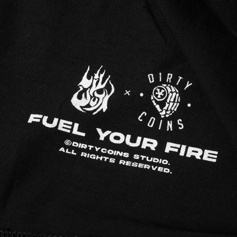 DirtyCoins x LilWuyn Print L/S T-Shirt - Black