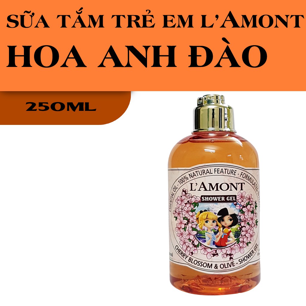 Sữa Tắm Cho Bé LAMONT En Provence Hương Hoa Anh Đào 250ml