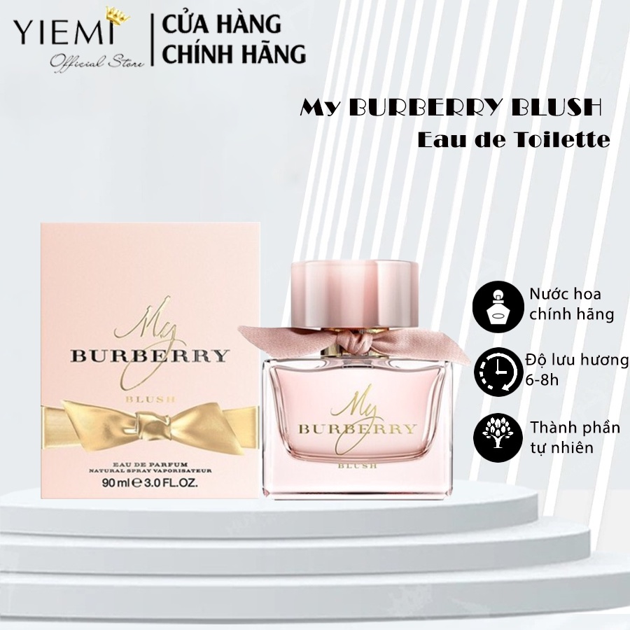 Nước hoa Burberry chính hãng, hương thơm nữ tính và cuốn hút. Lưu hương lâu độ lan tỏa trong bán kính 2m