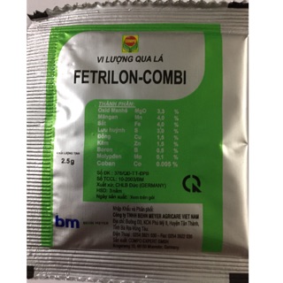 Combo10 gói vi lượng xanh dầy lá Fetrilon-Combi(2.5gr)