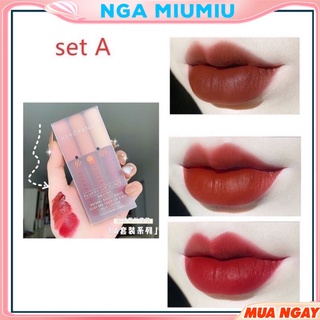Sét 3 cây son kem lì Hero Orange nội địa Trung