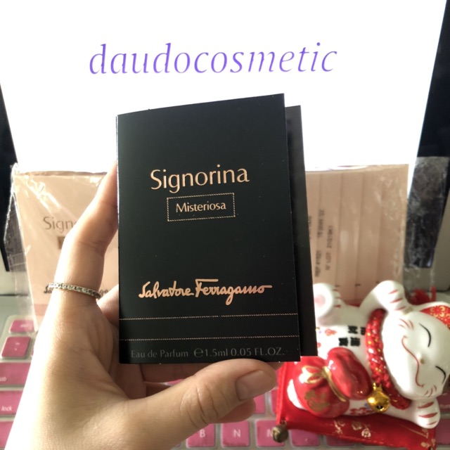 [ vial ] Nước hoa Salvatore Ferragamo Signorina EDP - Signorina Míteriosa - Signorina Eleganza EDP 1.5ml