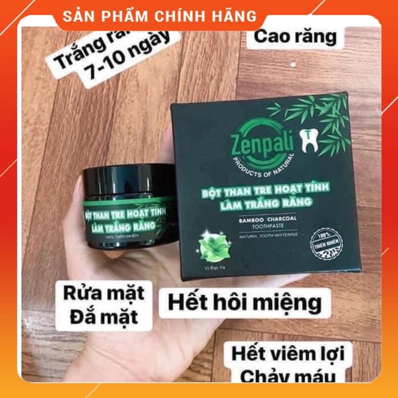 Bột than tre hoạt tính làm trắng răng