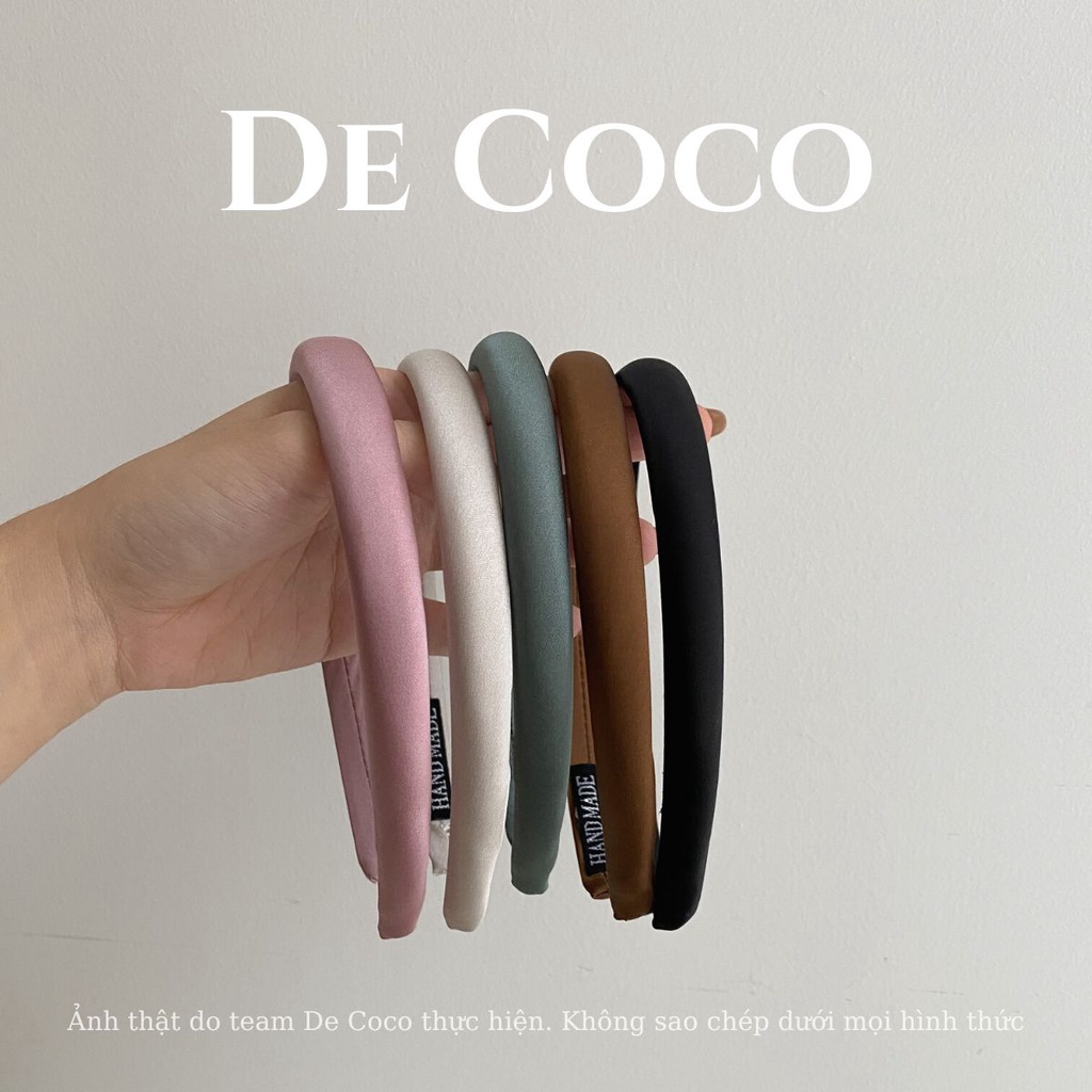 Bờm tóc nữ De Coco Silky lụa satin