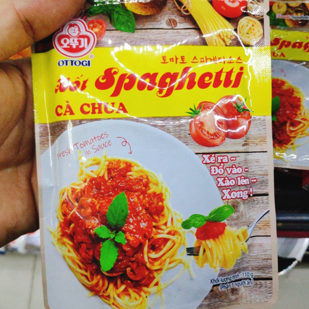 Sốt Spaghetti Vị Cà Chua Và Ớt Ottogi Gói 110g