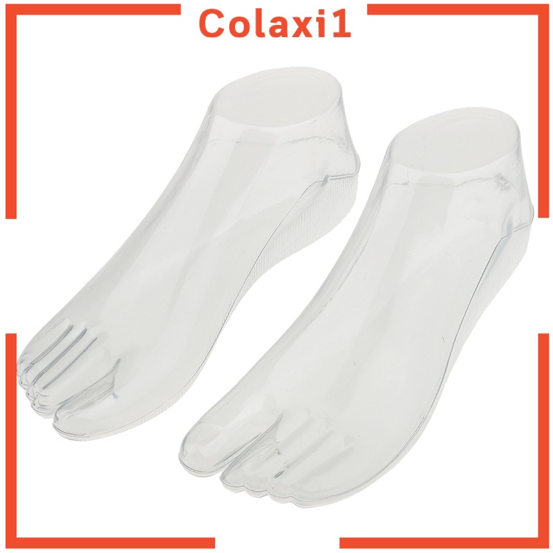 [COLAXI1] 1 Pair Women Feet/Foot Display Shoes Socks Plastic Mannequin Model for Shop