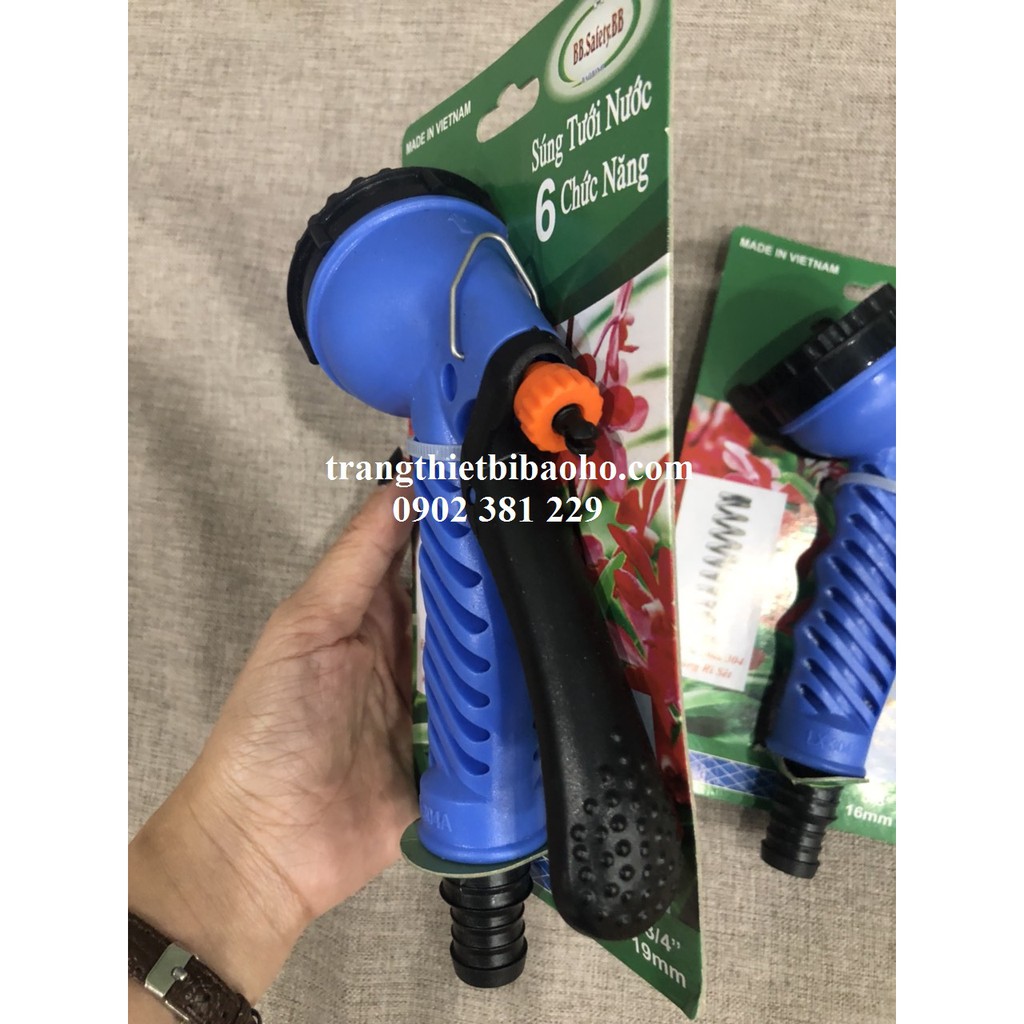 Súng béc tưới nước, vòi tưới cây, rửa xe 6 chức năng - LX-304A