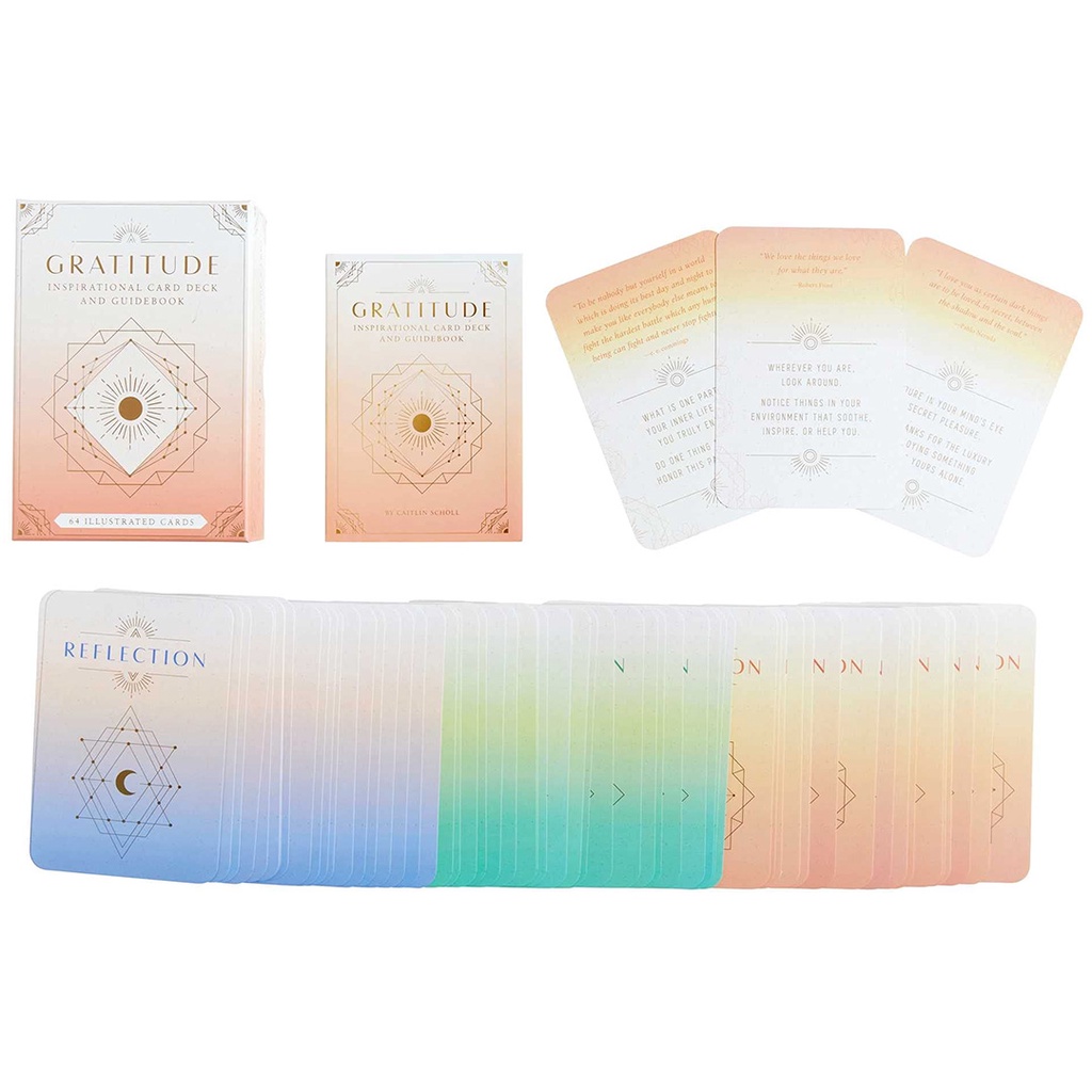 Bộ Bài Gratitude Inspirational Card Deck (Mystic House Tarot Shop) - Bài Gốc Authentic Chính Hãng 100%