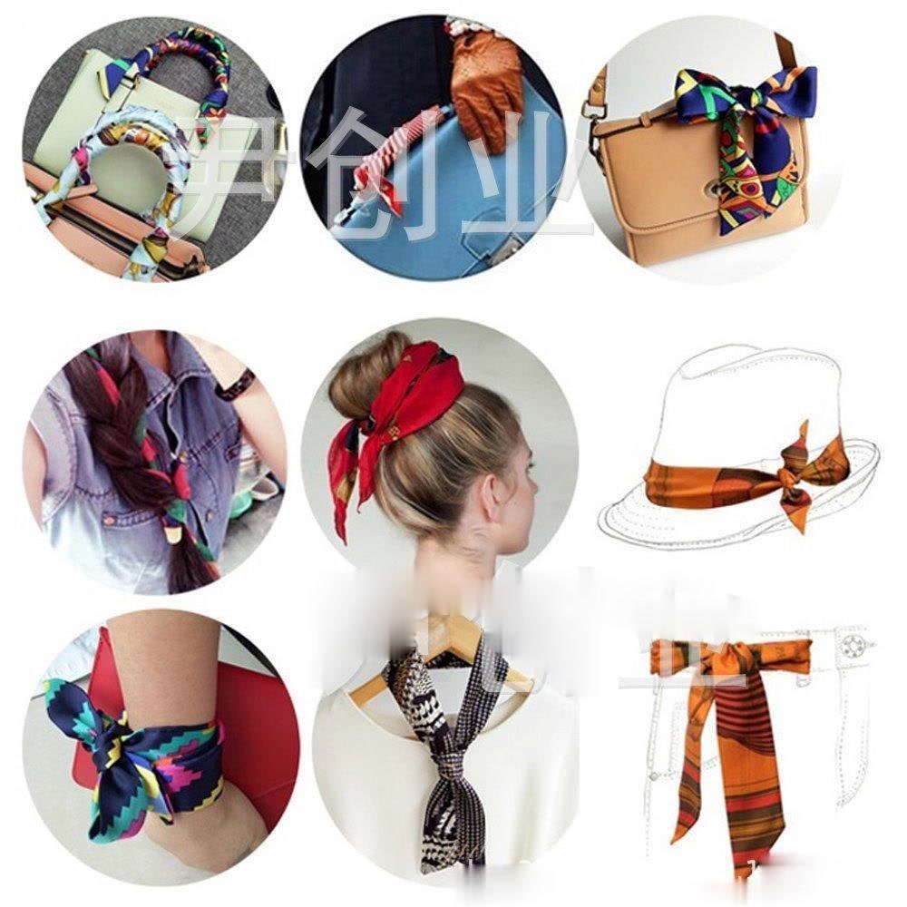 khăn đa năng trang trí túi , đeo tay, bện tóc , băng đô, buộc mũ hot trend