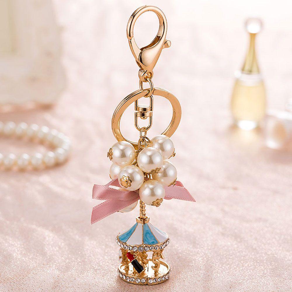 Móc Khóa Vòng Quay Ngựa Gỗ Thời Trang Đơn Giản Trang Trí Nội Thất|Móc Khóa Gắn Túi Xách Thiết Kế Đơn Giản Tiện Dụng