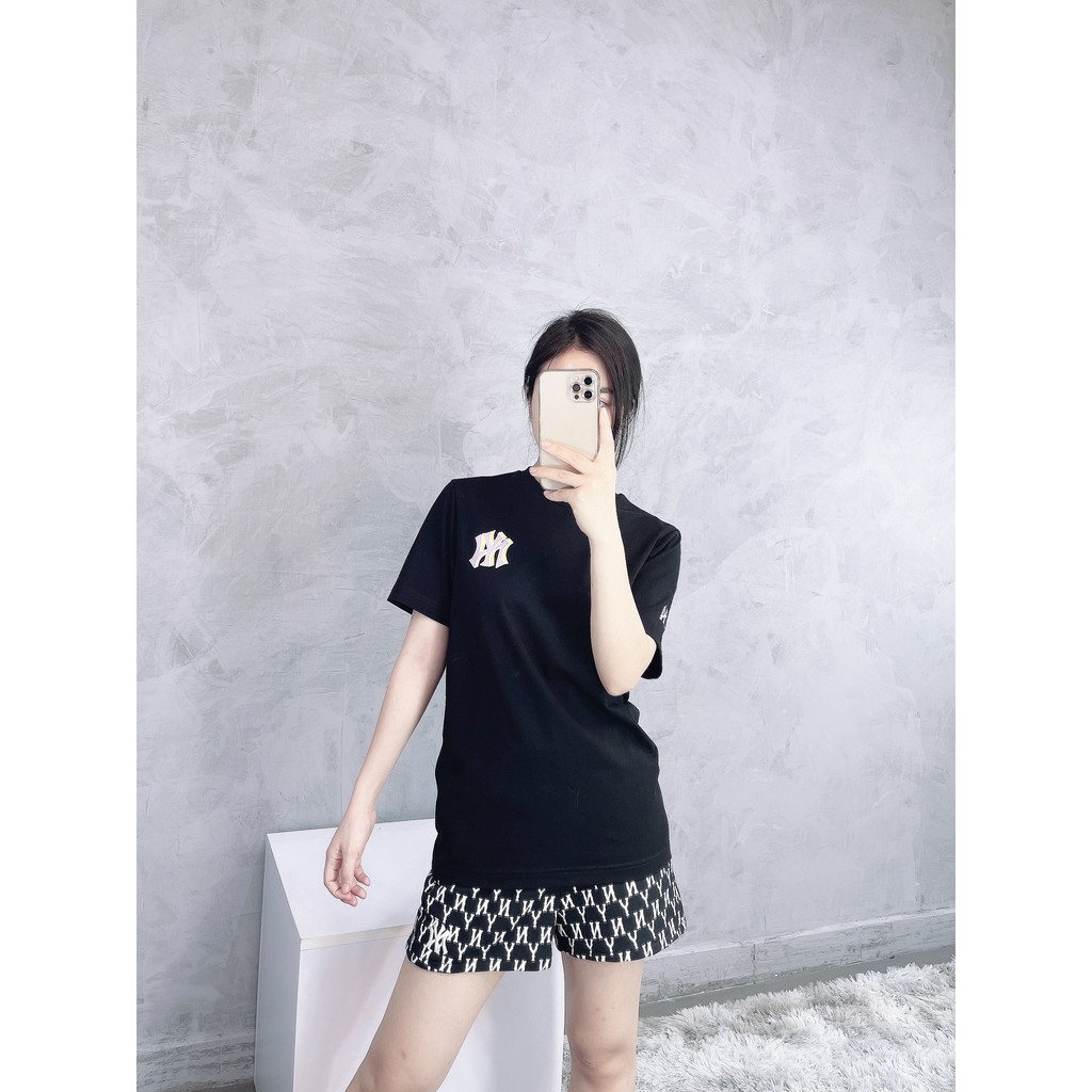 (HÀNG XUẤT XỊN) Áo đen 1826 YAN/KESS POPCORN OVERFIT TEE Made in Cambodia full tag code  Size XS S M L