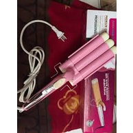 Máy Làm Xoăn Tóc 3 TRỤC Tạo Lượn Sóng - Bấm Dập Uốn Gợn Sóng Nước - 3 Cỡ Lọn To Nhỏ Phong Cách Hàn Quốc