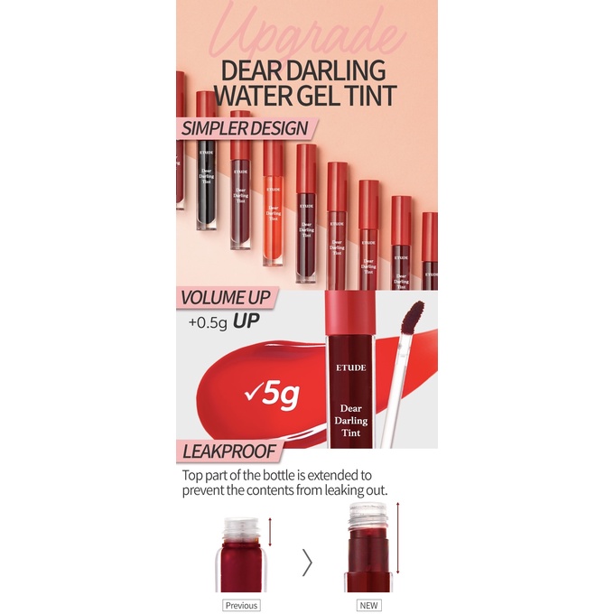 Son tint Etude Dear Darling Water Gel Tint