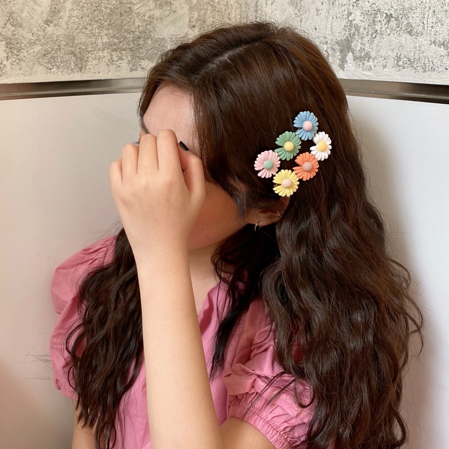 Kẹp Tóc Hình Hoa Cúc Thiết Kế Đơn Giản Thời Trang B868