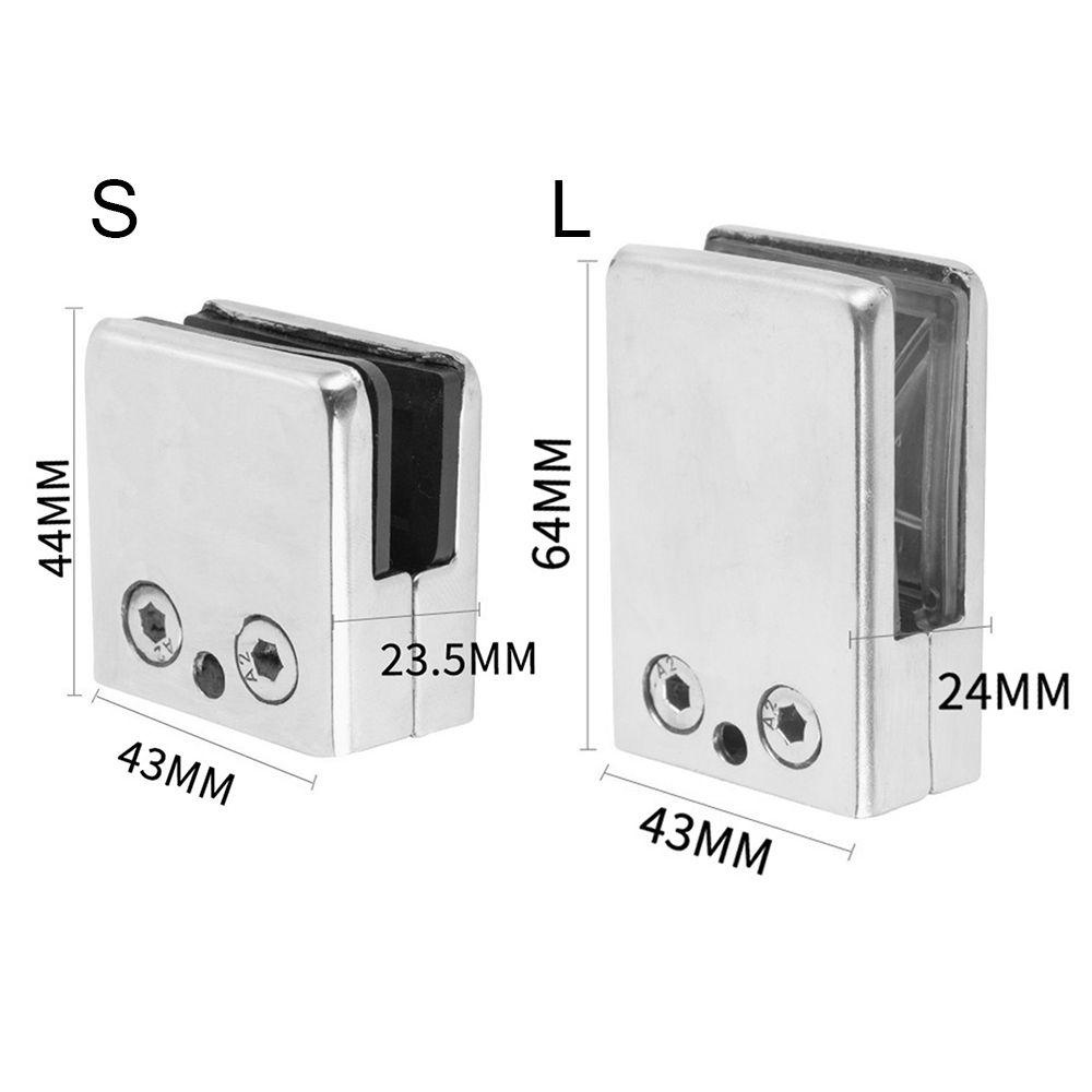 Giá Đỡ Kẹp Kính Bằng Thép Không Gỉ Tiện Dụng Cho Gia Đình