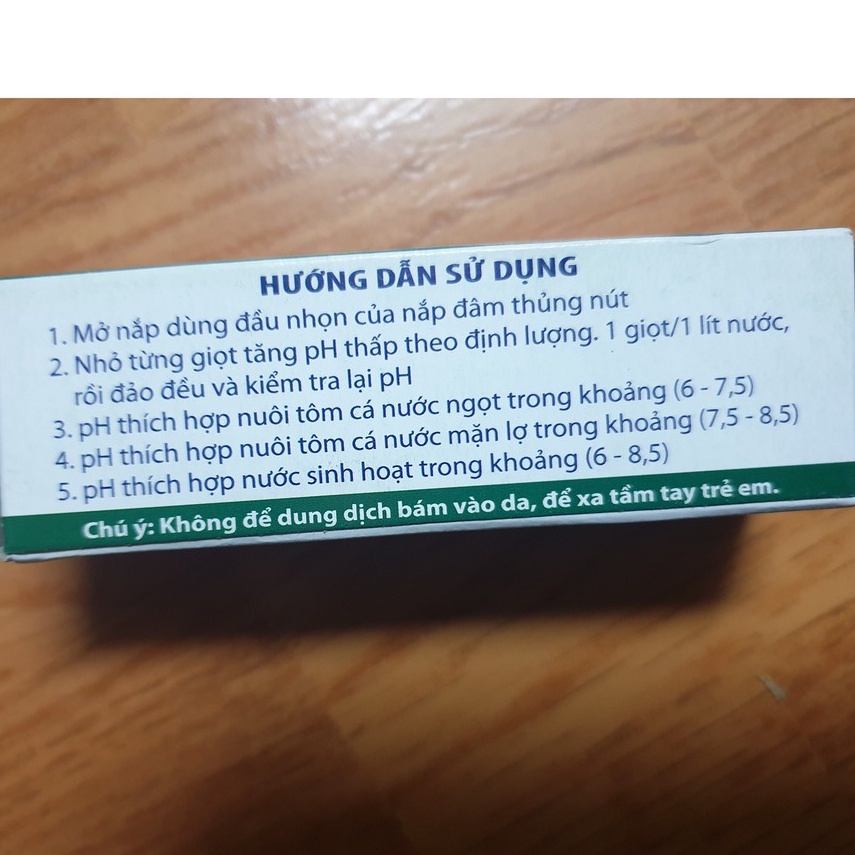 Dung Dịch Tăng PH Hộp Xanh Cho Hồ Cá Cảnh