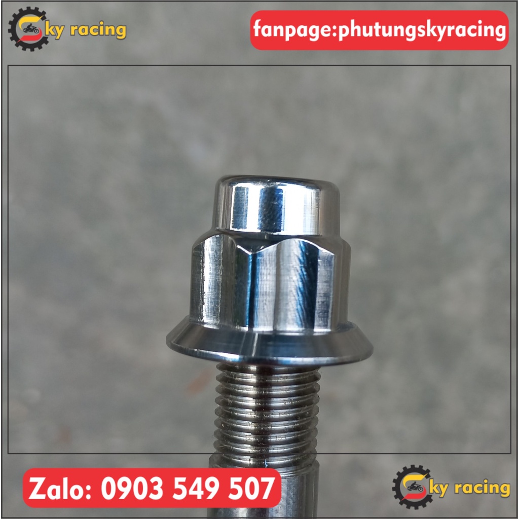 Tán salaya INOX 304 kiểu nón xoắn 10li, 12li, 14li