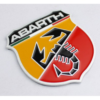 Tem nhôm ABARTH trang trí dán xe