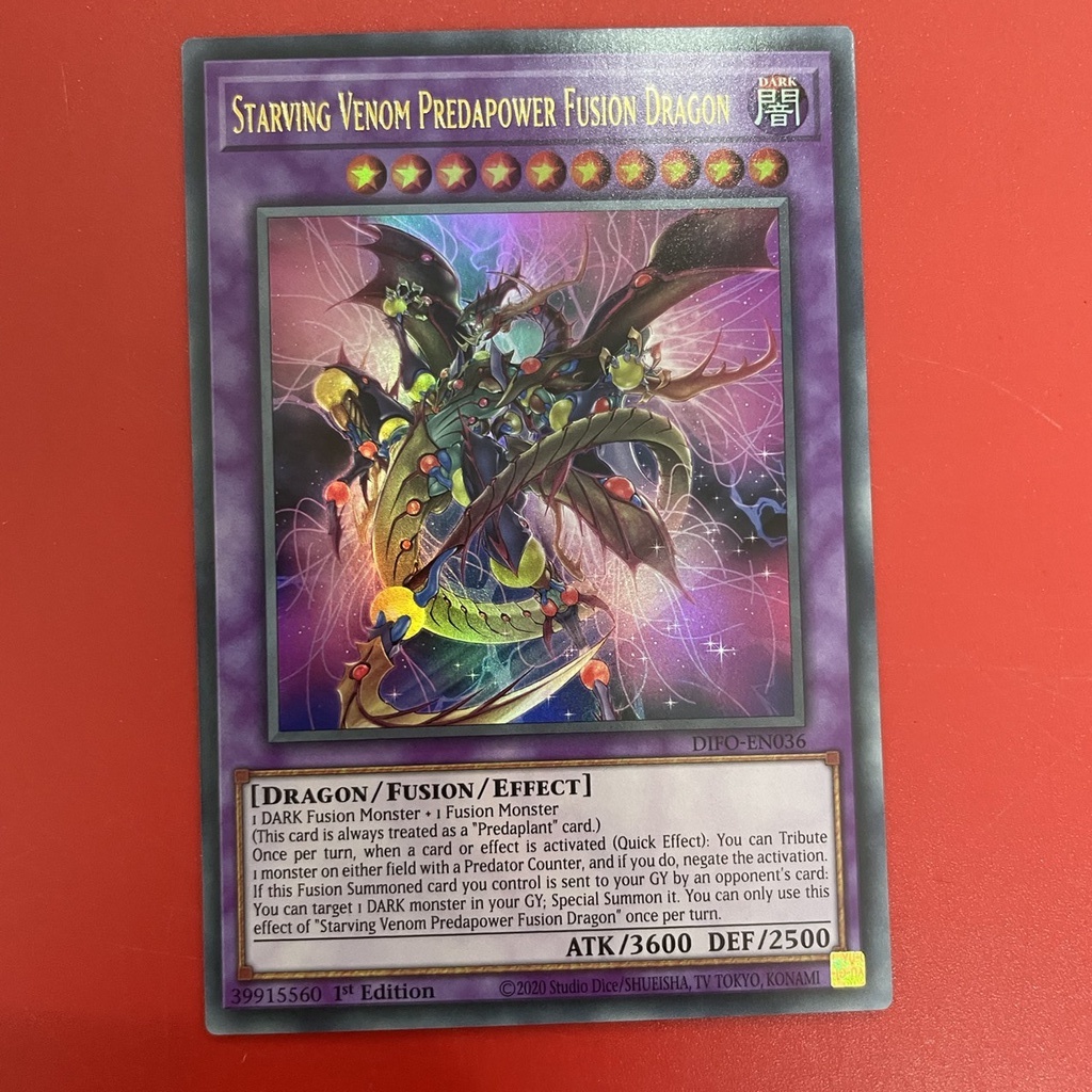 Starving Venom Predapower Fusion Dragon