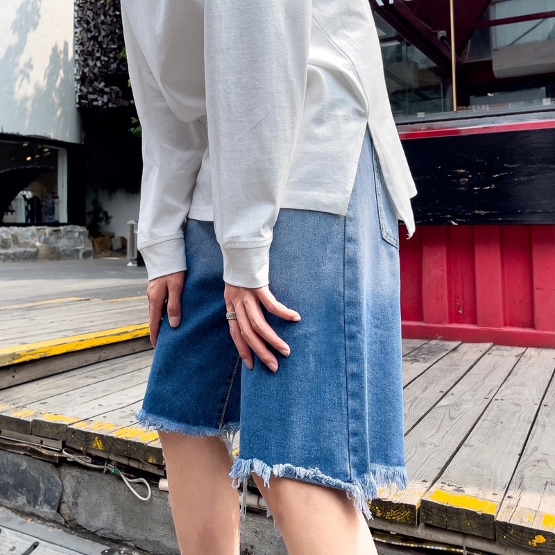 [Mã SKAMA06 giảm 8% TỐI ĐA 50K đơn250K] Quần short jean - Hình thật kèm clip | BigBuy360 - bigbuy360.vn