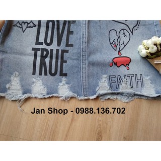 (Xả lẻ size/màu) Chân váy jean ngắn