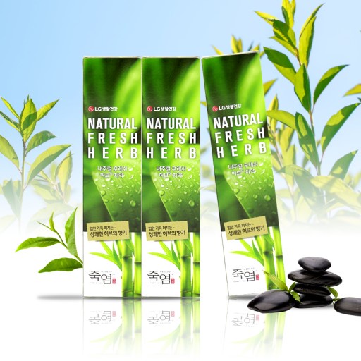 COMBO 3 TUÝP KEM ĐÁNH RĂNG NATURAL FRESH HERB NỘI ĐỊA HÀN 160G