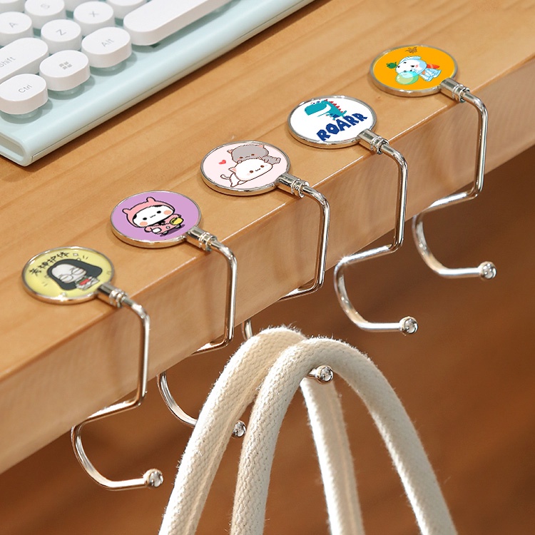 Giá Đỡ Móc Treo Túi Xách Gắn Dưới Bàn Tiện Dụng