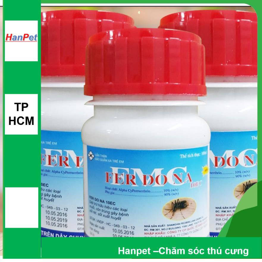 HCM-(1 chai) Thuốc muỗi FERDONA 100ml, - dạng pha nước phun - 317b-HP10001LV