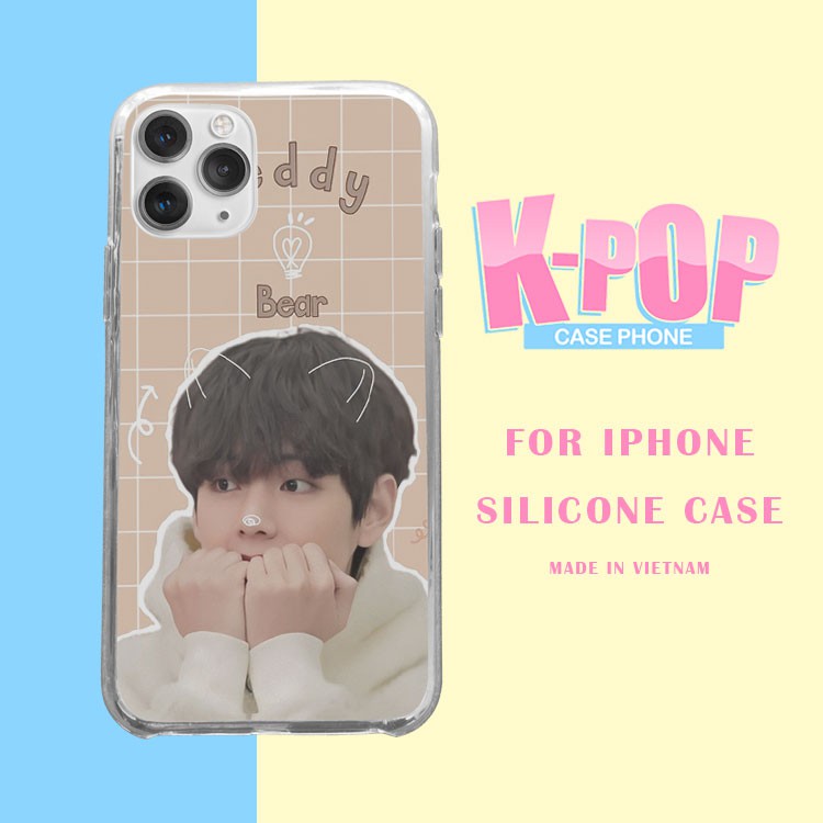 Ốp đt BTS V Teddy Bear cho Iphone 7/7Plus/8/8Plus/X/Xs/Xs Max/11/11 Promax/12/12 Promax BLUTAE0073