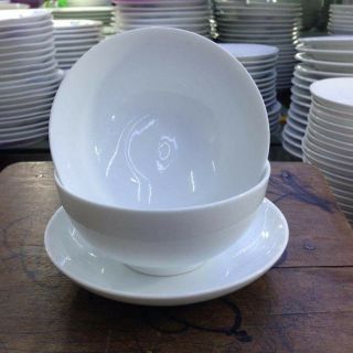 Bát cơm sứ trắng Bát Tràng