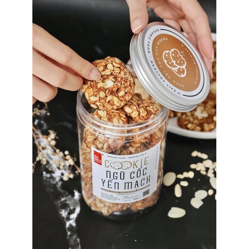 [Mã 77FMCGSALE1 giảm 10% đơn 250K] [ FREESHIP TOÀN QUỐC ĐƠN 50K ] Bánh Cookie Yến Mạch Thương Hiệu Gạch Đỏ
