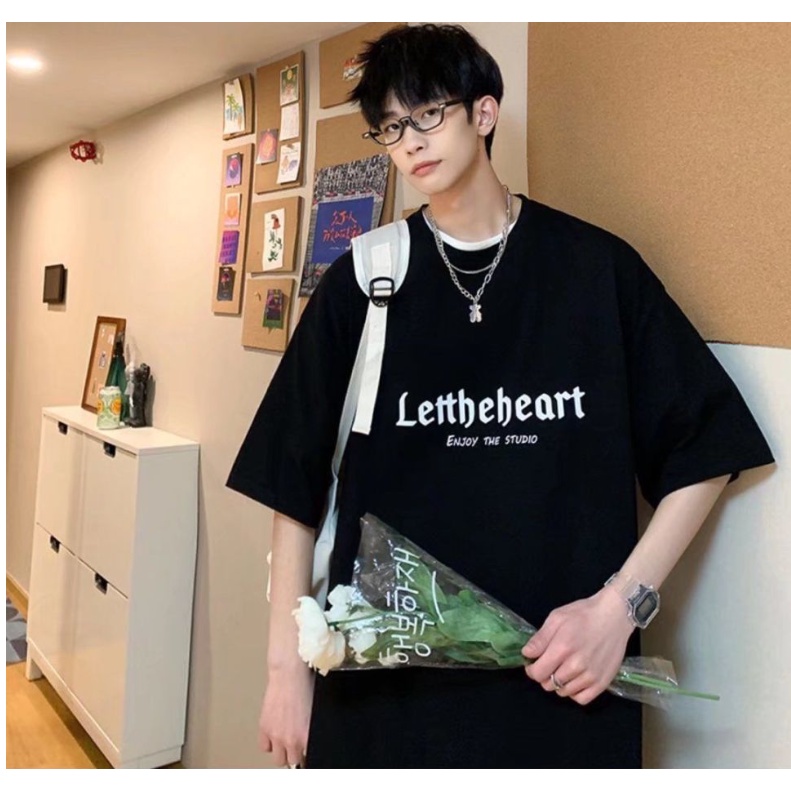 Áo phông nam nữ unisex tay lỡ thun form rộng teen cổ tròn oversize cotton giá rẻ basic đen trắng tee pull freesize