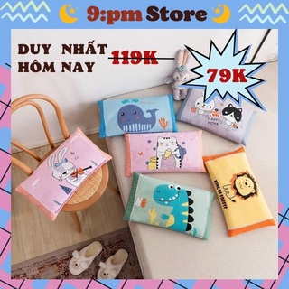 Gối trẻ em cotton, gối cho bé đi học, kích thước 30x 50cm – 9pmstore go05