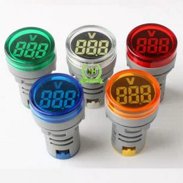 Đèn Báo Vôn Kế Hiển Thị Kỹ Thuật Số AC20-500V Loại Tốt
