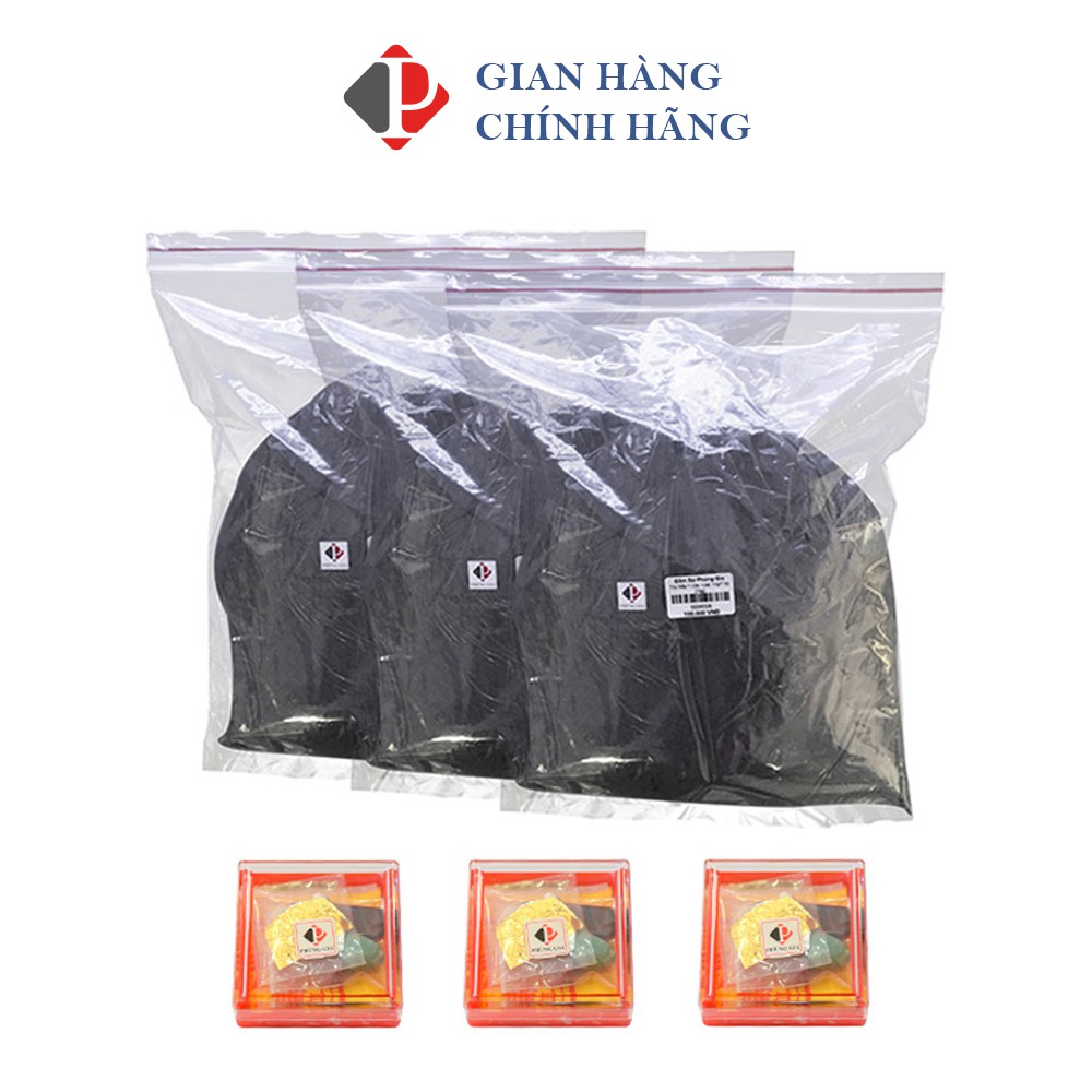 COMBO 3 Bộ cốt thất bảo & 3kg Tro Rơm nếp - cốt bát hương, Chất Lượng, đồ thờ cúng Phùng Gia cao cấp