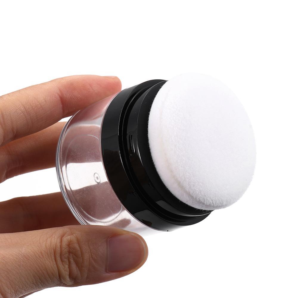 SUYO Hộp Đựng Phấn Phủ / Phấn Má Hồng Kèm Mút Trang Điểm Hình Nấm Tiện Dụng